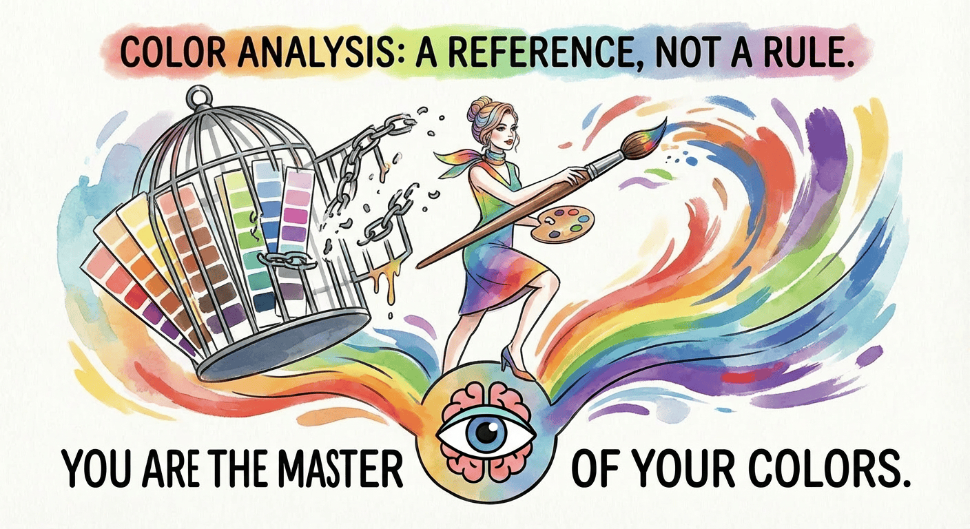 Color palette analysis is just a reference, not a strict rule.