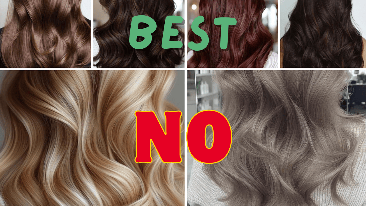 Deep Autumn best hair colors: rich chestnut, chocolate brown, auburn/copper, warm black are the best shade, but avoid platinum blonde and ashy tones 