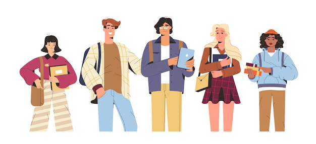 Picture of a group of university students.