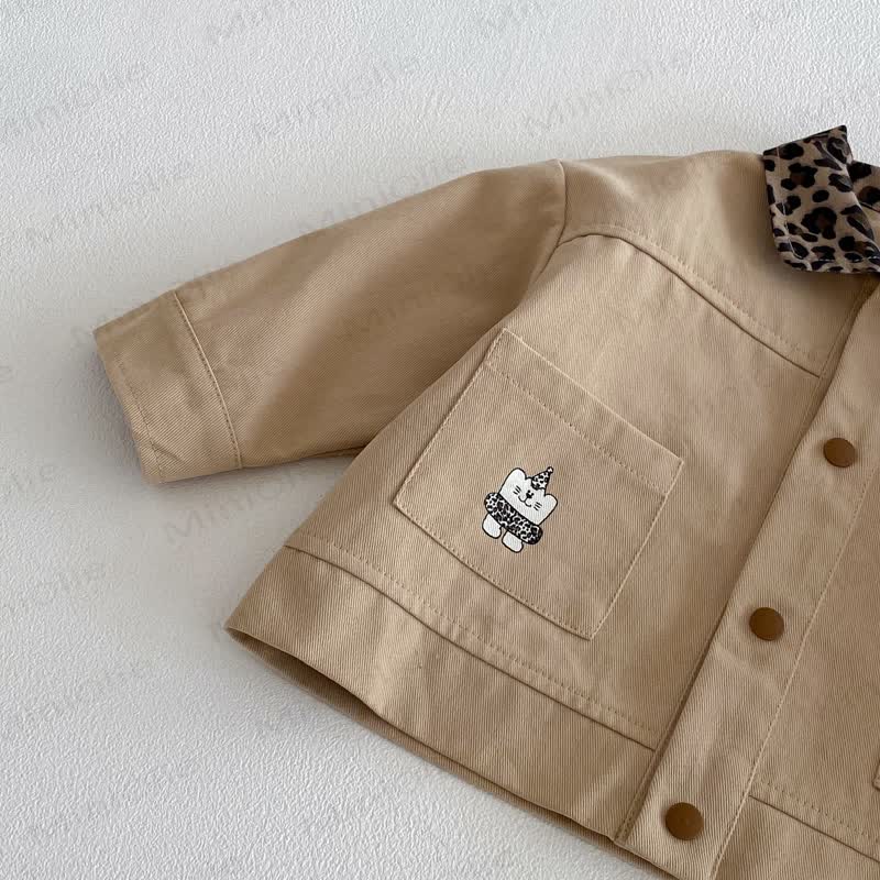 Baby Leopard Romper/Jacket/Overalls - image 9