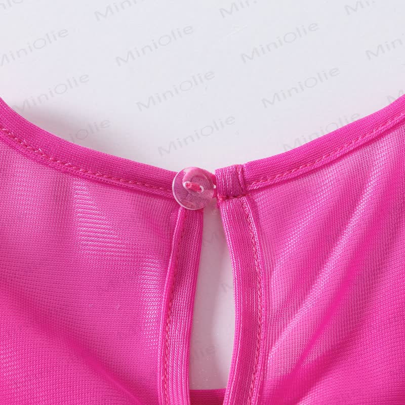 Toddler Girl Nylon Sleeveless Bubble Dress - image 5