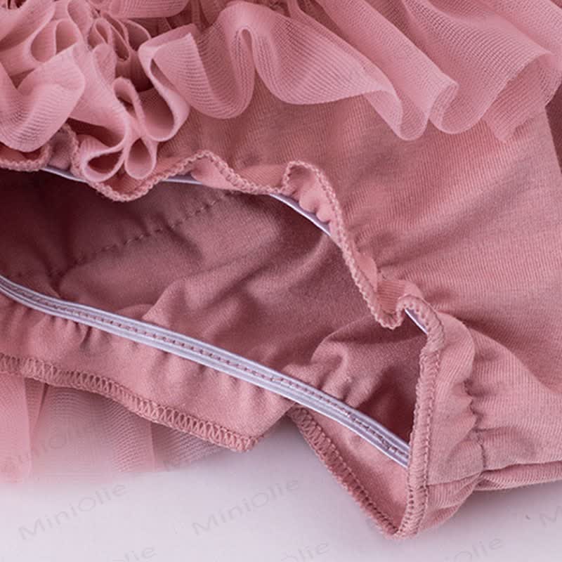 Toddler Girl Bow Tulle Bubble Dress - image 5