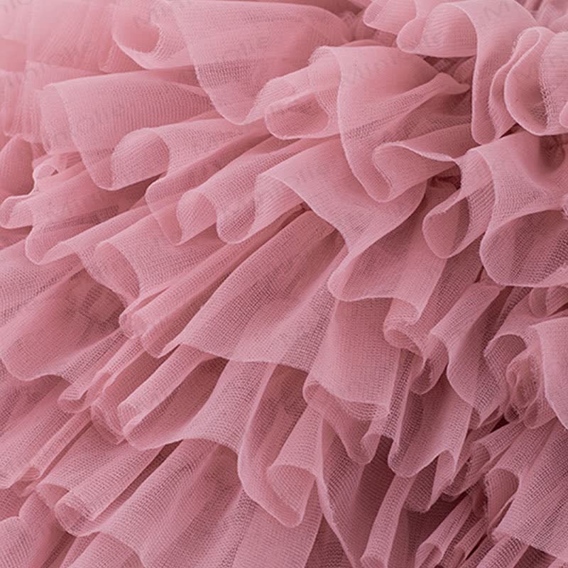 Toddler Girl Bow Tulle Bubble Dress - image 6