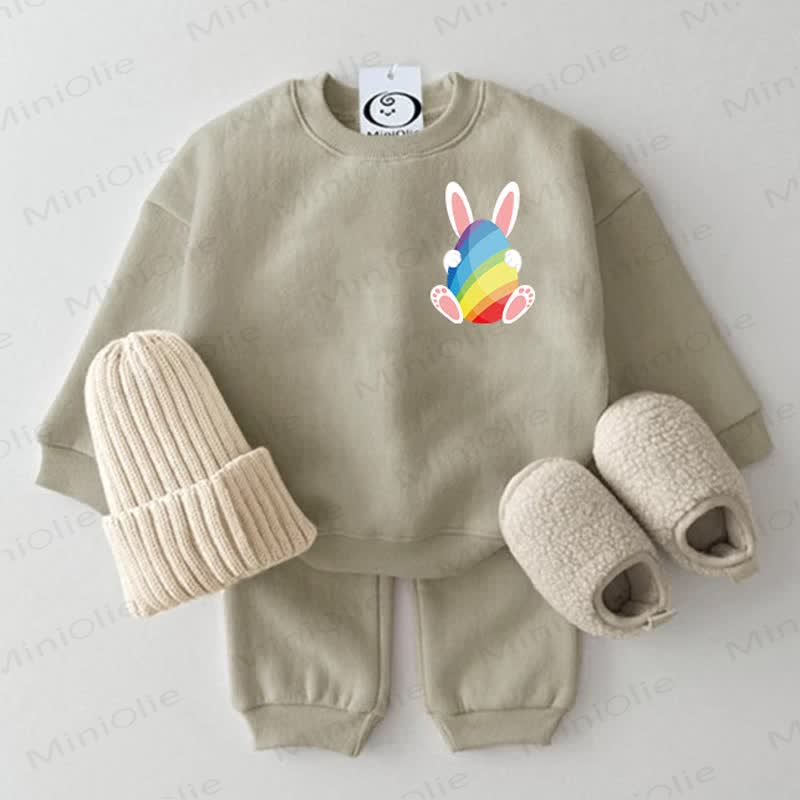 Baby 2-Piece Grey Green Colorful Egg Set - Grey Green - 2-3T - image 1
