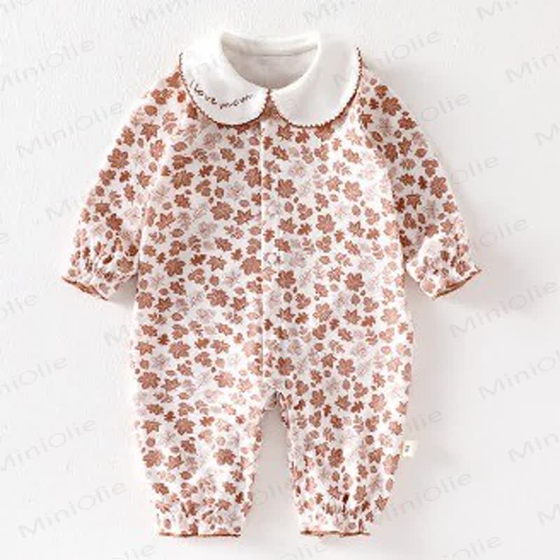 Baby Maple Leaf/Flower Romper - Maple Leaf - 18-24M - image 3