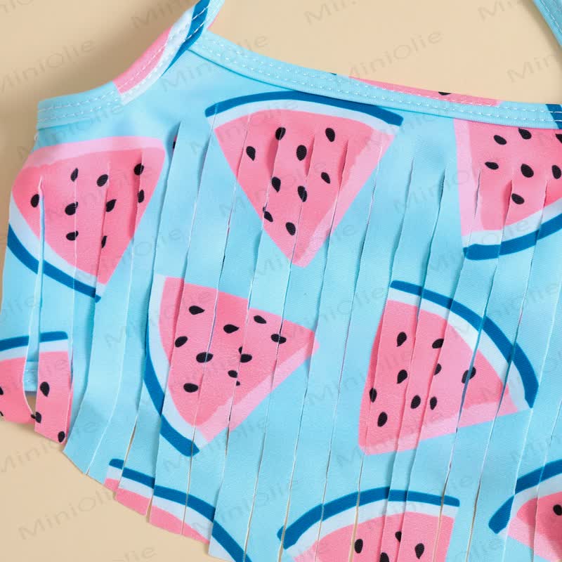 Baby Watermelon Swimsuit with Headband - image 6