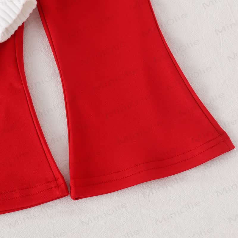 Baby Toddler Girl Cherry Knit Top and Pants 2-piece Set - image 7