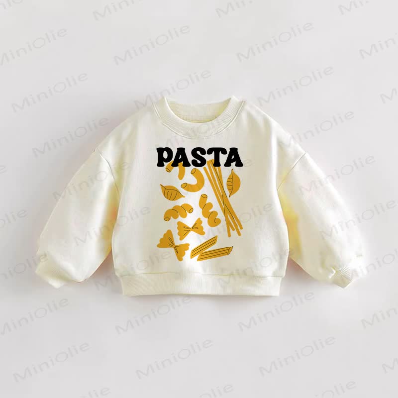 PASTA Baby Toddler Cream Sweatshirt - Cream - 3-5T - image 1