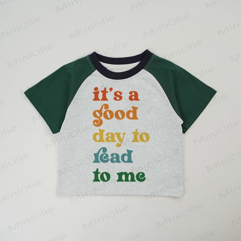 IT'S A GOOD DAY TO READ TO ME Baby Grey T-shirt - Grey - 2-3T - image 1