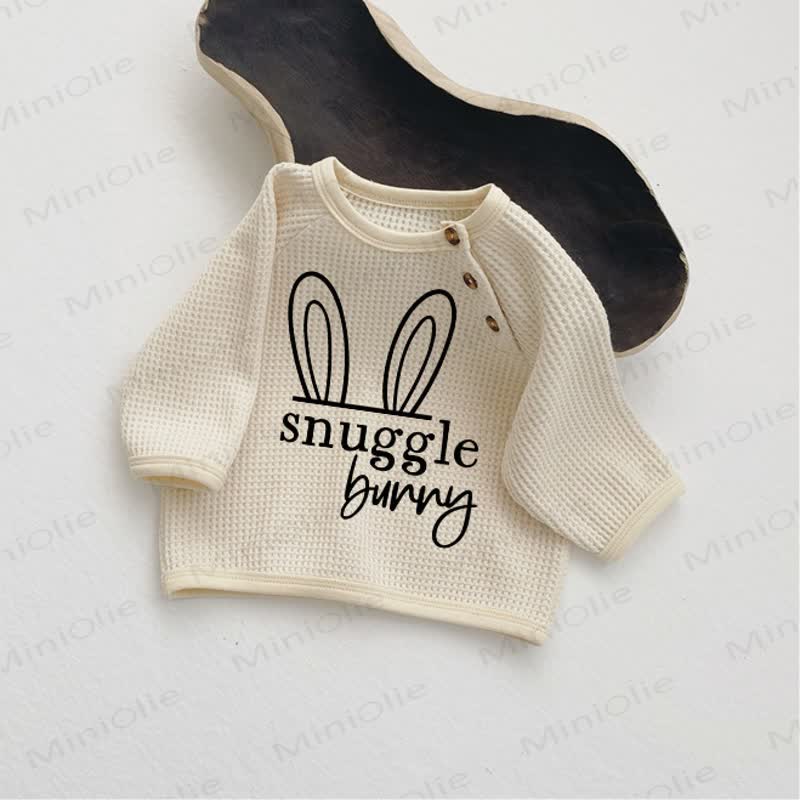 SNUGGLE BUNNY Baby Waffle T-shirt - Beige - 18-24M - image 1