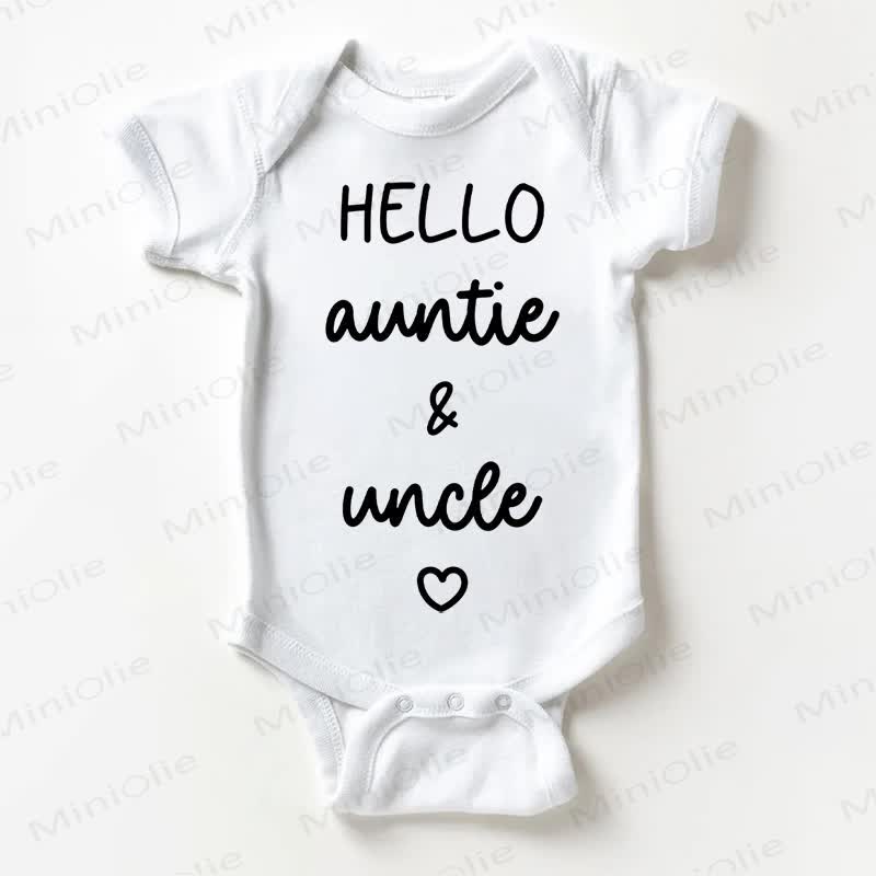 HELLO AUNTIE & UNCLE, Bodysuit Baby - Weiß - 18-24M - image 1