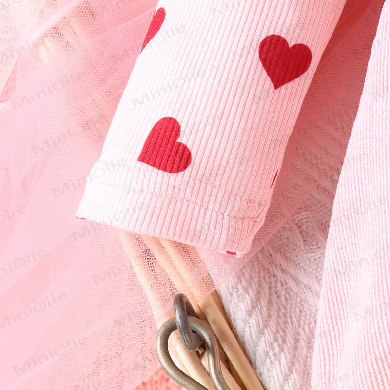 Baby Heart Corduroy Bodysuit with Headband - image 5