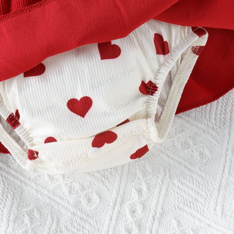 Baby Heart Corduroy Bodysuit with Headband - image 14